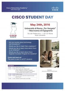 CISCO student day Roma