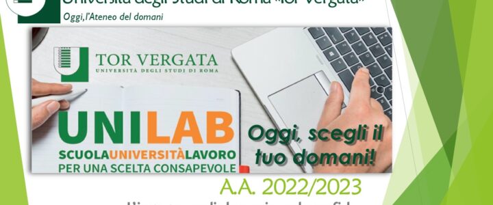 Orientamento e Scuola:  i seminari interdisciplinari UNILAB – Ingegneria  “Tor Vergata”