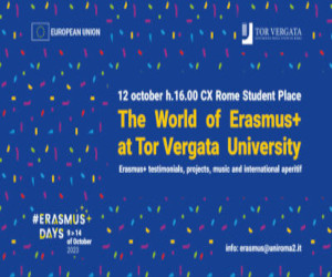 Erasmus Days 2023: The World of Erasmus+ at Tor Vergata University